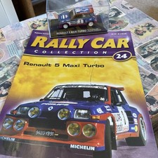 DeAgostini Rally Car Collection Issue 24 Renault 5 Maxi Turbo & Magazine
