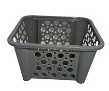Plastic Stackable Grey Basket