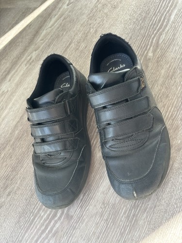 Clarks boys black - clarks, leather