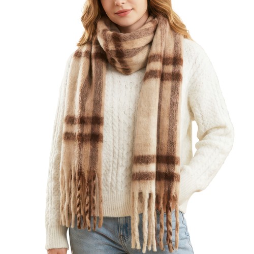 Womens faux mohair scarf - womens,