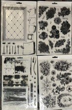 Rare Earth 4 X A4 Stamp Set - Slightly Used