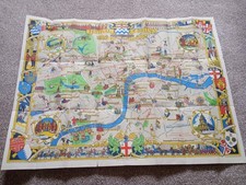 FESTIVAL OF BRITAIN 1951 News Chronicle London Map and Guide Lawrence Stone