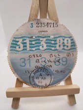 HONDA Motorbike Stamped 1989