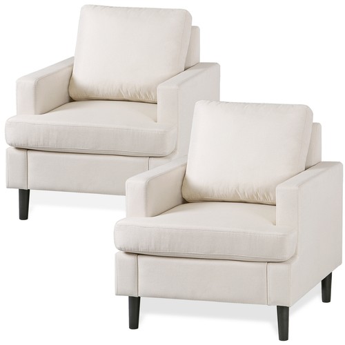 Set accent fabric chair - 2,