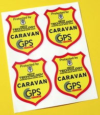 CARAVAN GPS TRACKER UNDETECTABLE CHIP FITTED anti theft SECURITY stickers decals