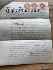 Victorian Vellum Indenture