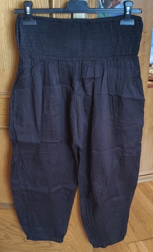 Ladie black harem - trousers, /