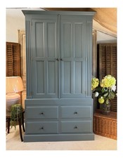 Painted Panelled Wardrobe With