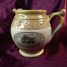 Stoneware Jug P&L Wilson Pottery Green Valley Cyder Clyst St George Exeter Devon