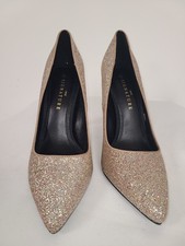 Next Signature Gold Heels Size