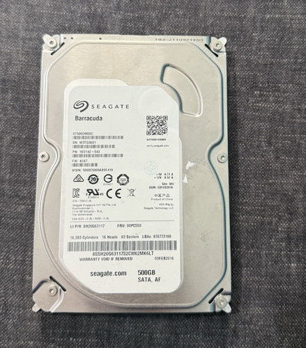 Seagate barracuda 500gb - seagate,