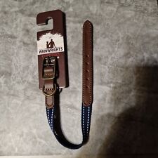 Wainwright's Leather TRIM And Canvas Fabric Dog Collar - x small 25-30cm