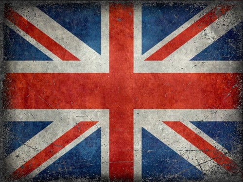 Union jack retro metal - jack,