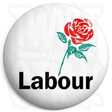 Old Labour Button Badge - 25mm Political Election Badges, Fridge Magnet Option