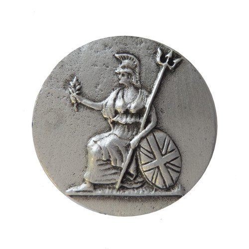 Britannia pewter pin - britannia,