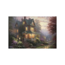 Thomas Kinkade Style Painting