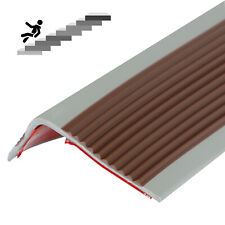 Stair Nosing Rubber 200cm Non-Slip 50x25mm Step Edge Trim Bullnose Strip 