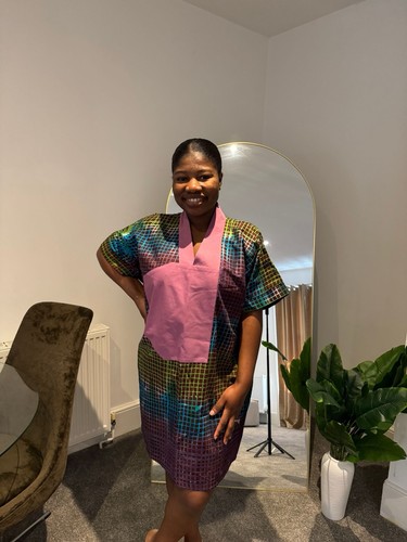 African print short bubu - bubu, dress