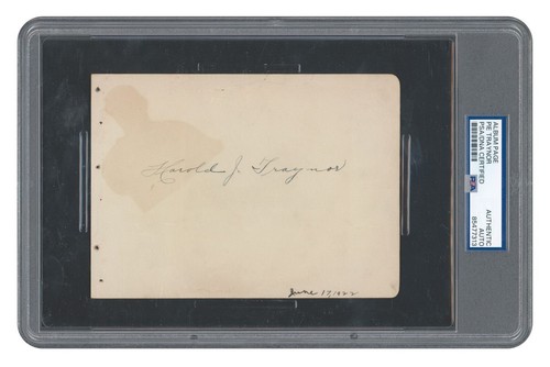 1922 pie traynor - pie, signed