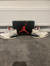 Nike Air Jordan 3 White Cement Reimagined Size UK 8.5