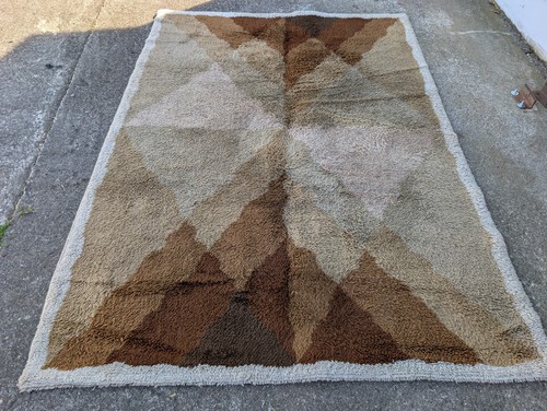 60s shag carpet rug 235 - rug,
