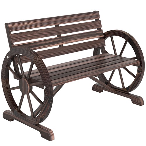 Wooden wagon wheel - wagon,