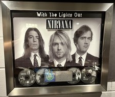 RIAA Platinum sales award- Nirvana’s With the Lights Out *FREE SHIPPING in USA”