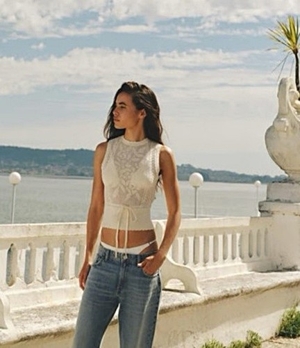 Zara romantic knit top - zara,