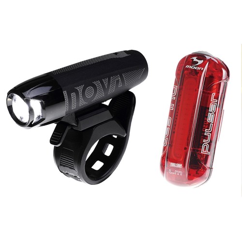 Moon bike light set - moon, front