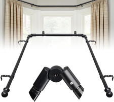 Bay Window Curtain Pole