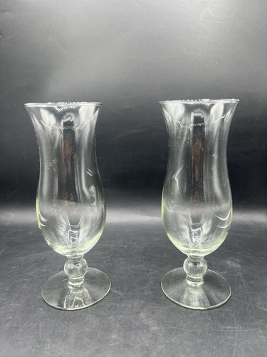 Clear glass hurricane cocktail - glass,