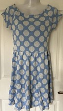 Topshop Pale Blue & White