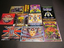 9 HARDCORE HEAVEN OLDSKOOL RAVE FLYERS HELTER SKELTER DREAMSCAPE PEZ HTID PACK 1