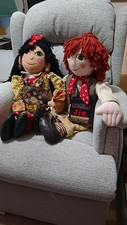 Vintage antique. Rosie and Jim