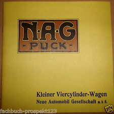 NAG PUCK BROCHURE 1908 N.A.G