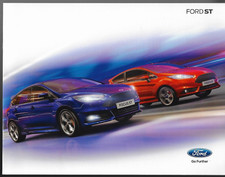 Ford Fiesta ST & Focus ST 2015 UK Market Sales Brochure ST-1, ST-2 & ST-3