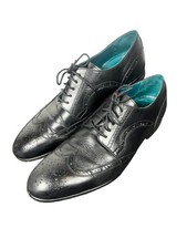 Ted Baker Men’s LARRIY Derby Black Leather Lace-Up Shoes Size UK 9 