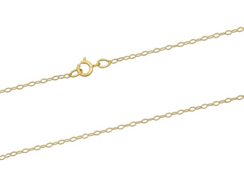 9ct yellow gold - yellow, chain