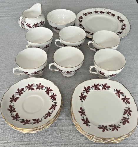 Colclough bone china tea - , set