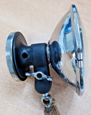 Original Pre-war Car Spot Lamp & Driving Mirror. Lucas S217:  MG T-series