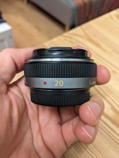 Panasonic lumix 20mm - 20mm, f/1.7