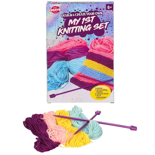 1st knitting set pieces - my, 4