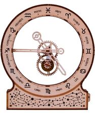 Wood Trick Zodiac Kinetic Clock 3D Wooden Puzzles for Adults and Kids to Build -