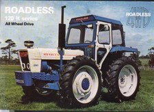 Roadless 120 K series All Wheel Drive Tractor Brochure Leaflet