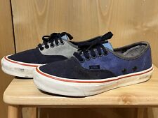 Vans X Nigel Cabourn Authentic OG LX Crazy Navy Mix Size 8 UK