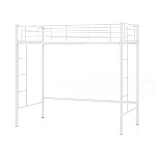 Metal loft bed space saving - loft,