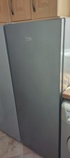 Beko Tall freestanding fridge graphite silver