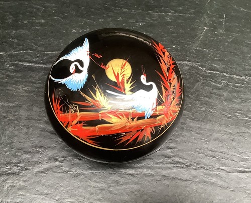 Vintage chinese black cranes - chinese, &