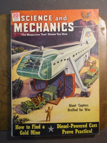 June 1951 science mechanics - june,