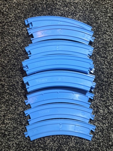 Tomy blue curved - curved, track